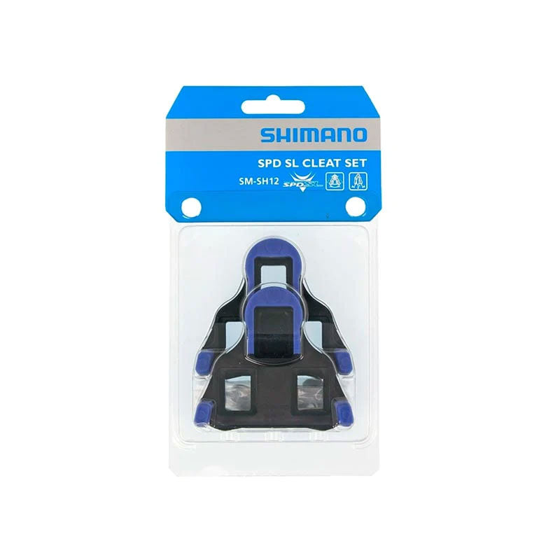 Placas / Calas SHIMANO para Ruta SPEED SM-SH12 en Azul